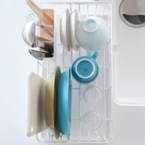 ���؃��C���[�o�X�P�b�g�@�A�N�A(Sink Drainer Wire Basket AQUA) �z���C�g 02898