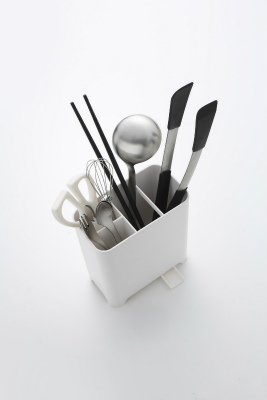 �L�b�`���c�[���X�^���h�@�A�N�A(AQUA Utensil Holder WH) �z���C�g 3225