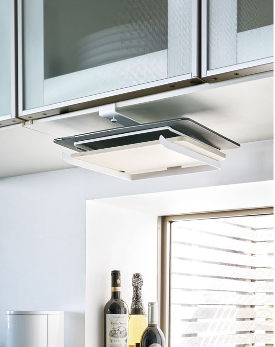 �v���[�g�@�˒I���܂Ȕz���_�[(Under Shelf Cutting Board Rack Plate) �z���C�g 3571