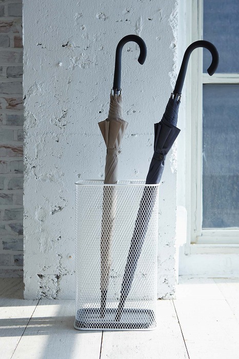 07858 �P���ăX�������b�V���@�z���C�g(UmBRella Stand Slim Mesh WH) �z���C�g