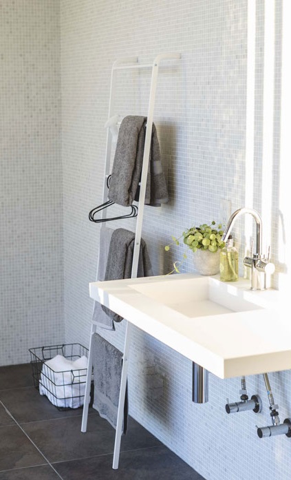 �v���[�g�@�����h���[���_�[�n���K�[(Laundry Ladder Hanger Plate) �z���C�g 3969