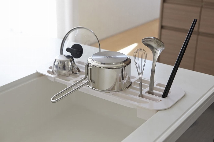 �L�k���؃��b�N�@�A�N�A(Sink Drainer Rack AQUA) �z���C�g 2895