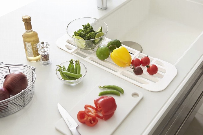 �L�k���؃��b�N�@�A�N�A(Sink Drainer Rack AQUA) �z���C�g 2895