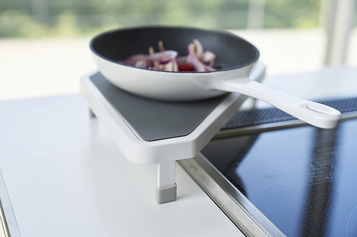 �R�����R�[�i�[���b�N�@�v���[�g(Cooking Stove Corner Rack Plate) �z���C�g 3569