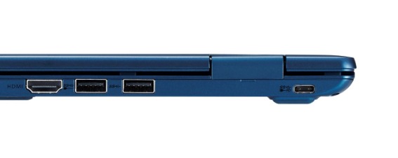 �{�̂ւ̏[�d����Ӌ@��Ƃ̐ڑ����\�ȁuUSB �R.0 Type-C�|�[�g�v