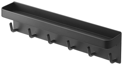 マグネットキーフック＆トレイ　スマート　ブラック(Smart Magnetic Key Rack With Tray BK) ブラック 02755