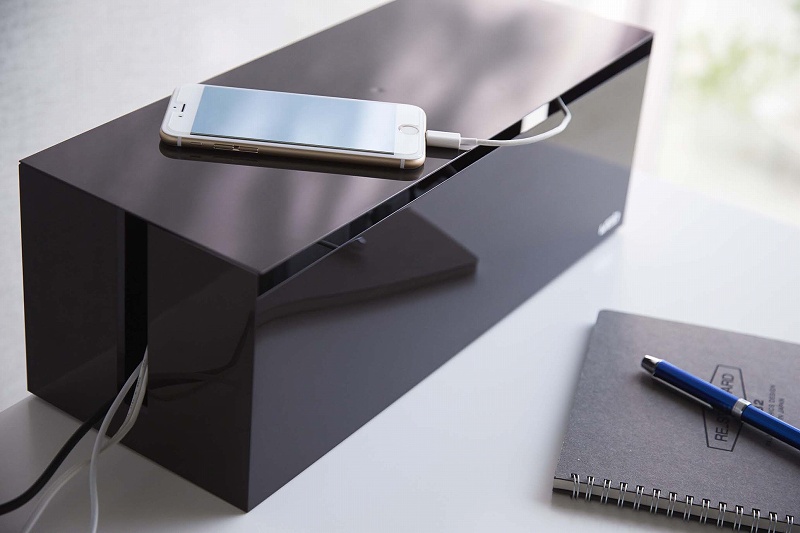 ケーブルボックス ウェブL ブラウン( Cable Box BR) ブラウン 02708 山崎実業｜Yamazaki 通販