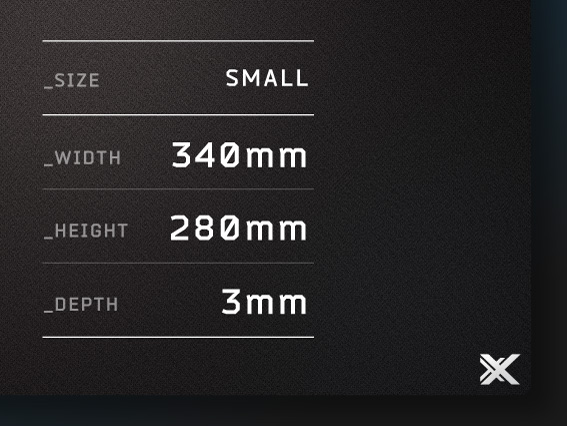 XTEN GAMING MOUSE PAD HARD / SPEED