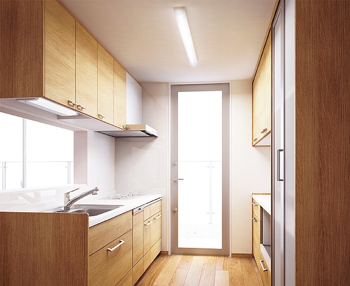 �L�b�`���S�̂𖾂邭�Ƃ炷