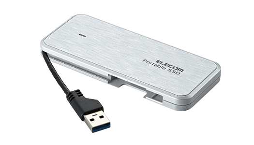 ESD-EC0240GBKR �O�t��SSD USB3.2(Gen1)�Ή� �ϋv�Ռ��@USB�o�X�p���[�@�p�X���[�h�ݒ�