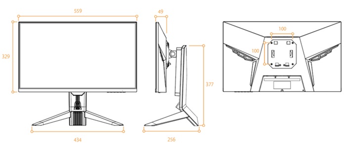 �v�����X�g���@PRINCETON  PTFGLB-25W �Q�[�~���O���j�^�[ �u���b�N [24.5�^ /���C�h /�t��HD(1920&times;1080)]