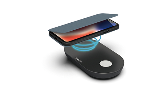 Qi�K�i�Ή� Apple Watch���W���[���͂ߍ��� 5W �u���b�N W-QA12BK