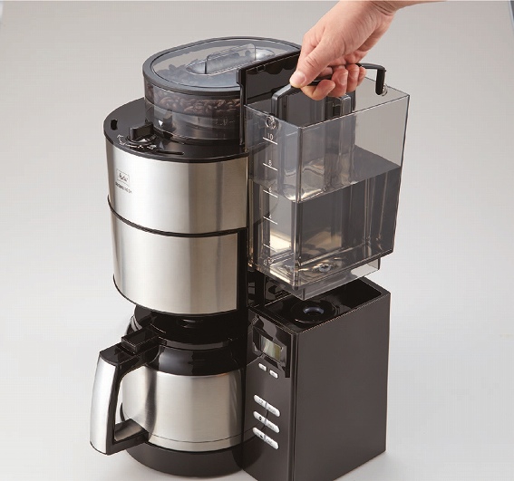 全自動コーヒーメーカー アロマフレッシュサーモ ブラック AFT1021-1B 