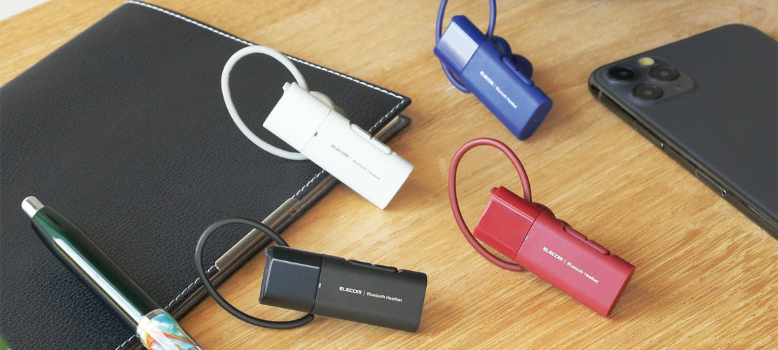 �G���R���@ELECOM  �w�b�h�Z�b�g �z���C�g LBT-HSC10MPWH [���C�����X�iBluetooth�j /�Ў� /�C���t�b�N�^�C�v]