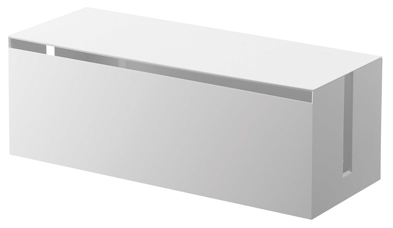 �X�}�[�g�@�e���r���P�[�u���{�b�N�X�@�z���C�g(Hidden Cable Box WH) 