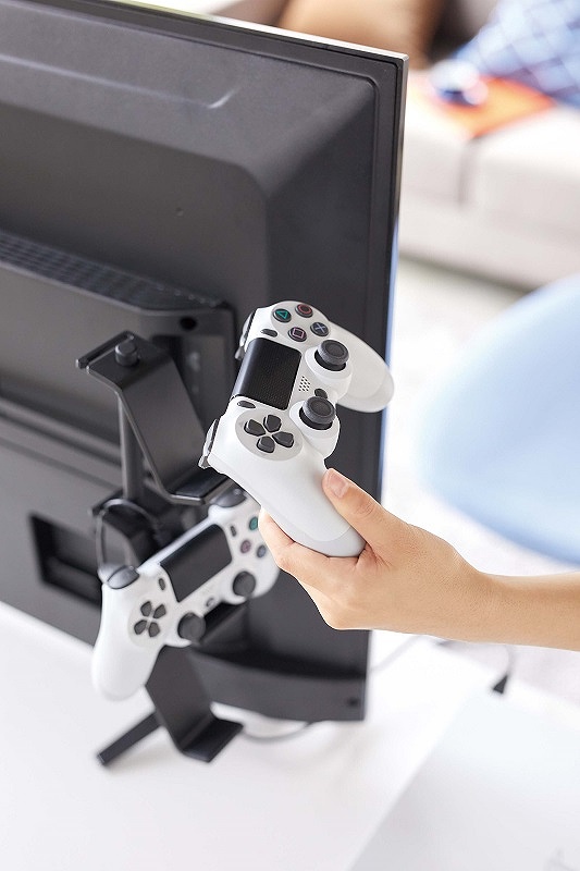 �X�}�[�g�@�e���r���Q�[���R���g���[���[���[���b�N�@�z���C�g(Hidden Game Controller Rack WH) �ܲ� 5090