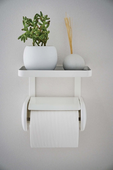 �g�C���b�g�y�[�p�[�z���_�[�ド�b�N�@�v���[�g�@�z���C�g(Toilet Paper Holder Rack Plate) �z���C�g 4435