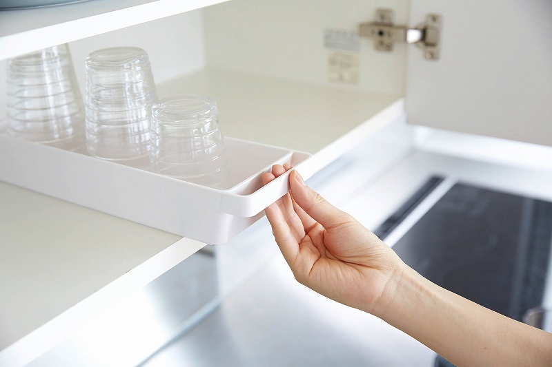 �n���h���t���X�����O���X���}�O���[�@�v���[�g�@�z���C�g(Slim Glass&Mug Storage With Handle Plate) �z���C�g 4718