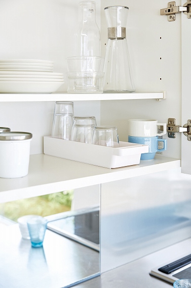 �n���h���t���X�����O���X���}�O���[�@�v���[�g�@�z���C�g(Slim Glass&Mug Storage With Handle Plate) �z���C�g 4718