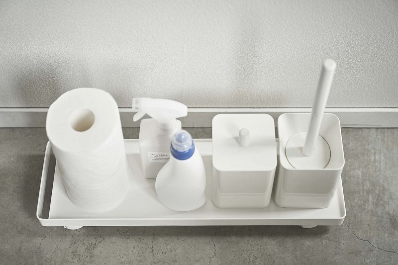 �X�����g�C�����[���S���@�v���[�g�@�z���C�g(Slim Toilet Storage Wagon) �z���C�g 4962