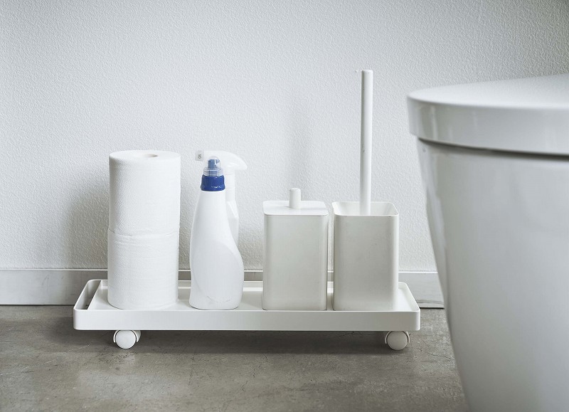 �X�����g�C�����[���S���@�v���[�g�@�z���C�g(Slim Toilet Storage Wagon) �z���C�g 4962