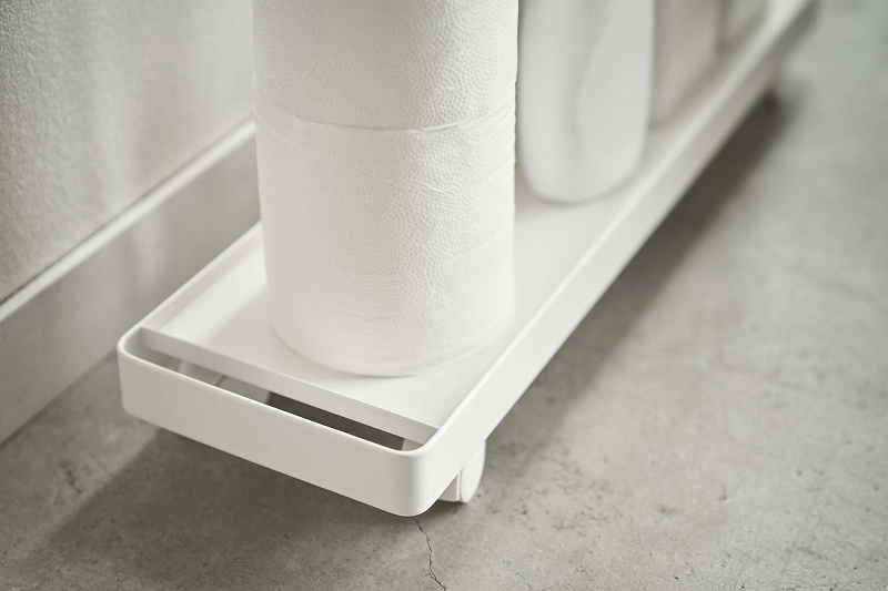 �X�����g�C�����[���S���@�v���[�g�@�z���C�g(Slim Toilet Storage Wagon) �z���C�g 4962