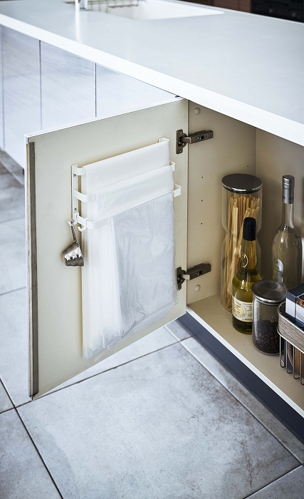 �V���N���S�~�܃z���_�[�@�v���[�g(Sink Door Plastic Bag Holder) �z���C�g 5029