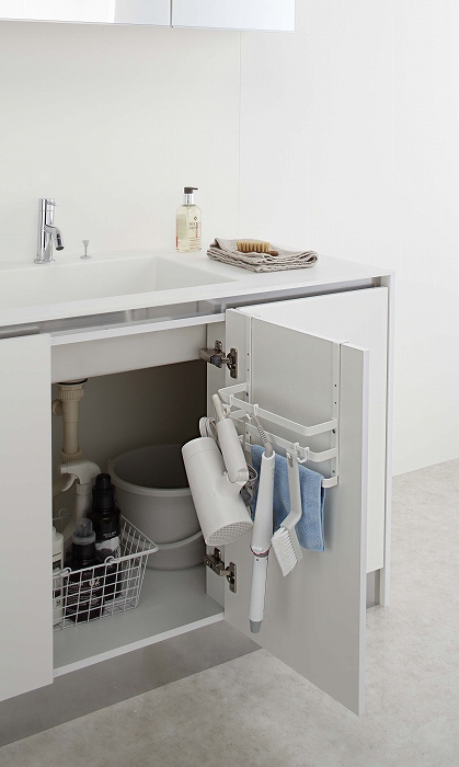 �V���N���S�~�܃z���_�[�@�v���[�g(Sink Door Plastic Bag Holder) �z���C�g 5029