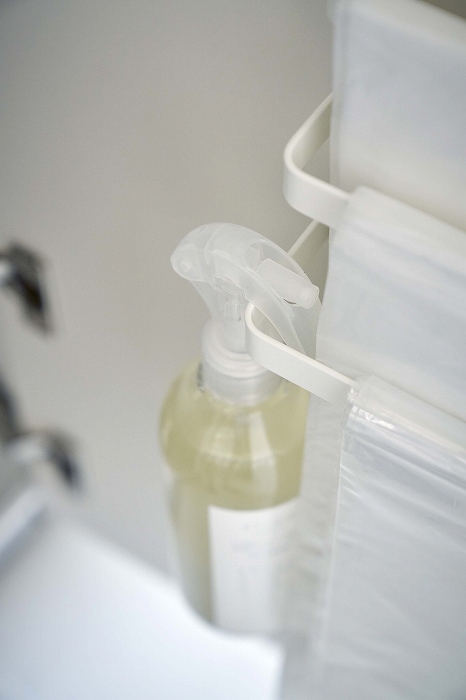 �V���N���S�~�܃z���_�[�@�v���[�g(Sink Door Plastic Bag Holder) �z���C�g 5029