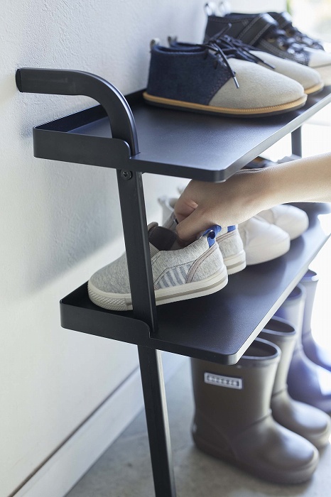 ���Ċ|�����L�b�Y�V���[�Y���b�N�@�t���[���@���C�h�@�z���C�g(Kids Shoe Rack Wide WH) �z���C�g 5045