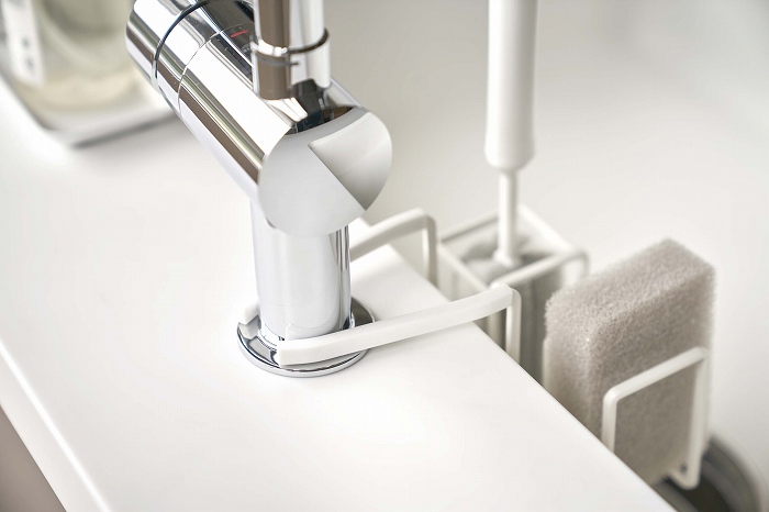 �֌��ɂ�����X�|���W���u���V�z���_�[�@�v���[�g(Sling Sponges & BRush Holder) �z���C�g 5082