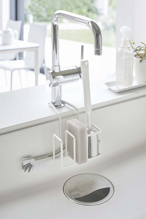 �֌��ɂ�����X�|���W���u���V�z���_�[�@�v���[�g(Sling Sponges & BRush Holder) �z���C�g 5082