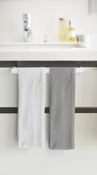 �^�I���n���K�[�o�[�@�v���[�g�@���C�h�@�z���C�g(Kitchen Towel Hanger Bar Wide) �z���C�g 4749