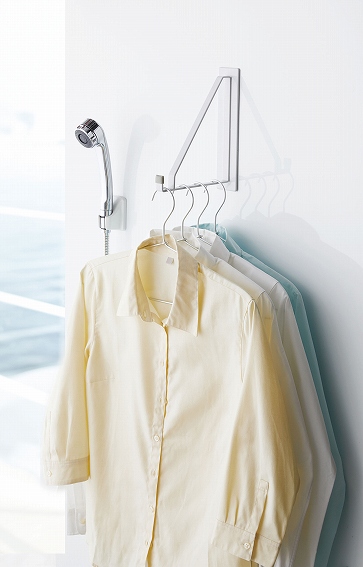 �}�O�l�b�g�o�X���[���������n���K�[�@�~�X�g(Magnet Bathroom Clothes Hanger Mist) �z���C�g 4722