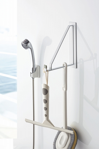 �}�O�l�b�g�o�X���[���������n���K�[�@�~�X�g(Magnet Bathroom Clothes Hanger Mist) �z���C�g 4722