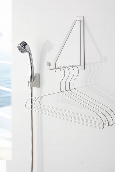 �}�O�l�b�g�o�X���[���������n���K�[�@�~�X�g(Magnet Bathroom Clothes Hanger Mist) �z���C�g 4722