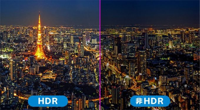 �N�₩�ȐF�ʂ̍��掿�f���uHDR10/HDR10+�v�AHDCP2.2�ACEC�A3D�ɑΉ��B