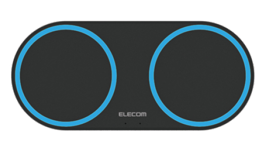 Qi�K�i�Ή����C�����X�[�d�� 5W 10W 2�䓯���[�d ��� �u���b�N W-QA13BK