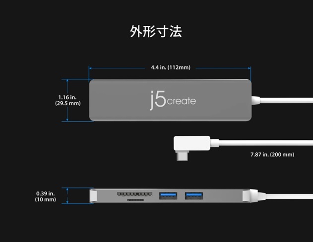 j5�@create�@�W�F�C�t�@�C�u�N���G�C�g  �mUSB-C �I�X�����X �J�[�h�X���b�g��2 / HDMI / USB-A��2�n�ϊ��A�_�v�^ �V���o�[ JCD372