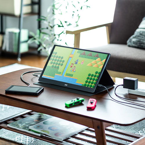 �T�����T�v���C�@SANWA�@SUPPLY  DP-01 USB-C�ڑ� PC���j�^�[ [15.6�^ /���C�h /�t��HD(1920&times;1080)]