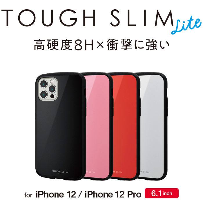 iPhone 12/12 Pro 6.1�C���`�Ή� �n�C�u���b�h�P�[�X TOUGH SLIM LITE