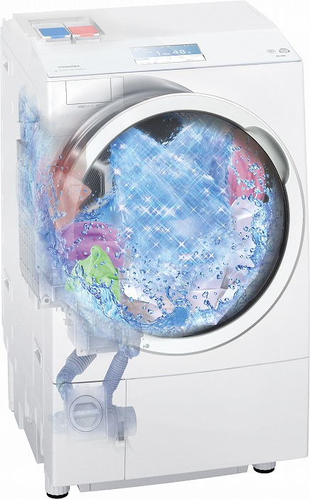 生活家電 洗濯機 ドラム式洗濯乾燥機 ZABOON（ザブーン） グランホワイト TW-127X9BKR-W 