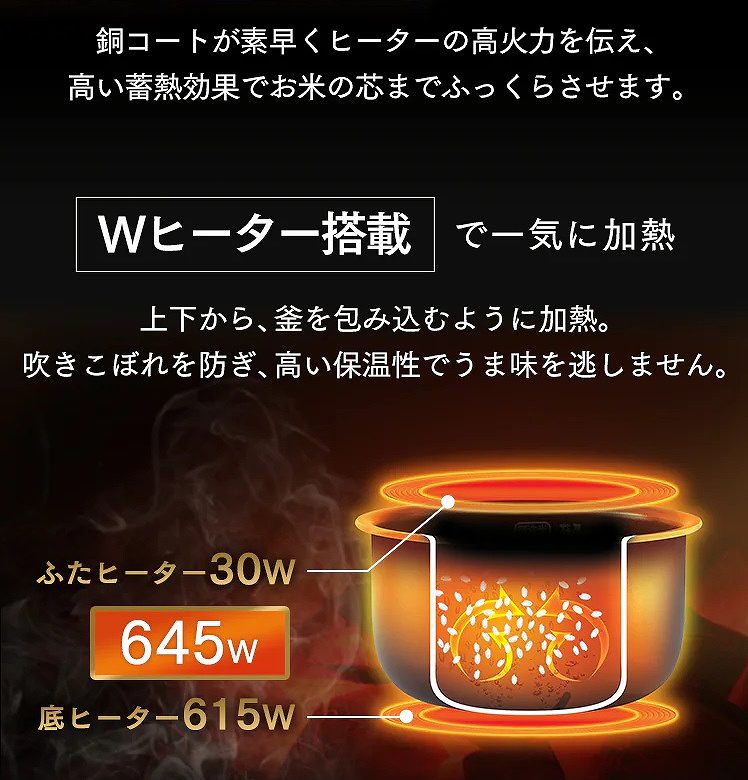 W�q�[�^�[���ڂň�C�ɉ��M