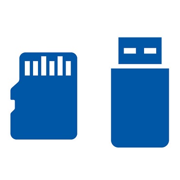 microSDHC�J�[�h�EUSB�������[�Ή�