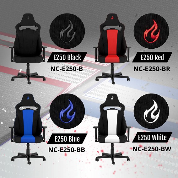 Nitro Concepts�@�i�C�g���E�R���Z�v�c  NC-E250-BW �Q�[�~���O�`�F�A E250 �z���C�g