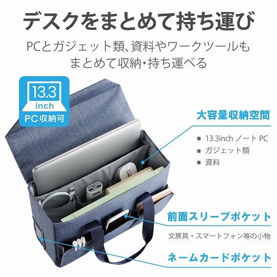 �G���R���@ELECOM  �m�[�g�p�\�R���Ή��m13.3�C���`�n �{�b�N�X�g�[�g�o�b�O �O���[ BM-OBBT01GY