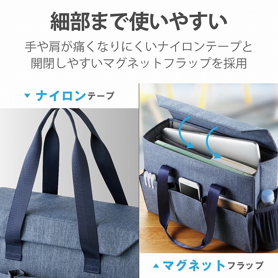 �G���R���@ELECOM  �m�[�g�p�\�R���Ή��m13.3�C���`�n �{�b�N�X�g�[�g�o�b�O �O���[ BM-OBBT01GY