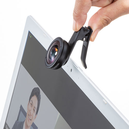 ���̑��p�\�R���T�v���C �T�����T�v���C�@SANWA�@SUPPLY  �m�[�gPC�J�����p�L�p�����Y CMS-LENS1BK