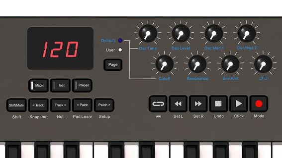 DTM���Ӌ@�� NEKTAR�@�l�N�^�[  �kUSB MIDI�R���g���[���[�l�@Impact LX88+