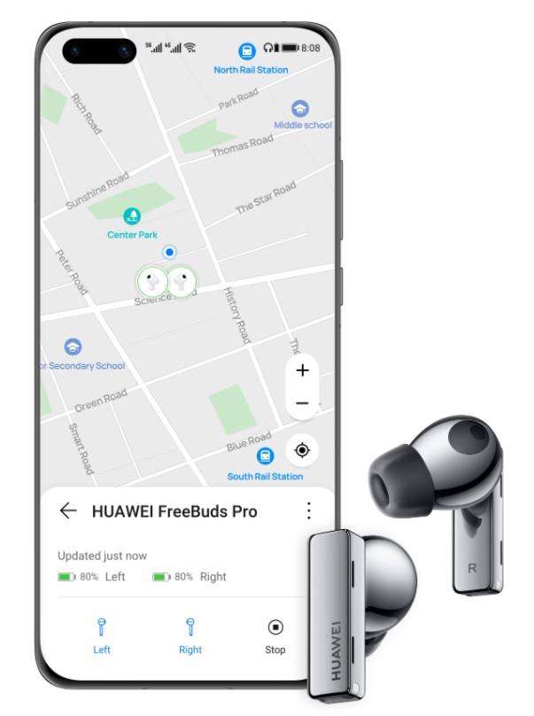 HUAWEI�@�t�@�[�E�F�C  �t�����C�����X�C���z�� �J�[�{���u���b�N FreeBudsPro/CarbonBlack [�}�C�N�Ή� /���C�����X(���E����) /Bluetooth /�m�C�Y�L�����Z�����O�Ή�]